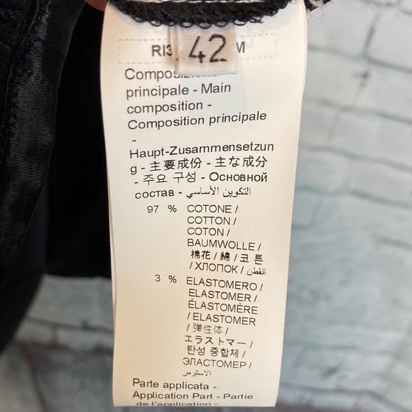 Collection Privee? Italian Smock Dress Tunic Mixed Cotton Satin Dolman Sleeve 42 - Picture 14 of 16